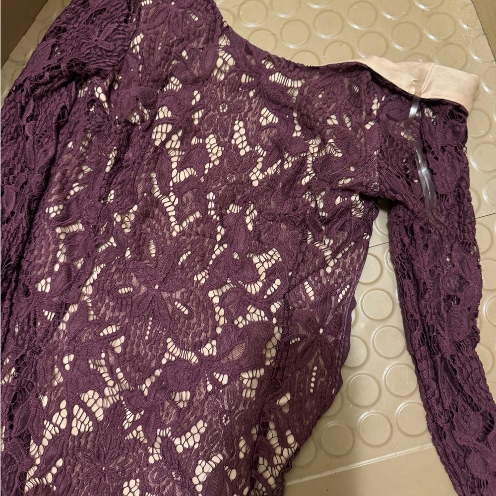 Dark purple / plum Charlotte Russe dress! Size medium! Worn once!
